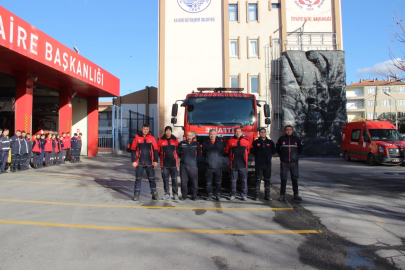 Kayseri itfaiyesi Kırıkkale'ye yardıma koştu